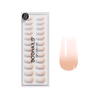 Bild: DOONAILS Soft Gel Press Ons Short Coffin Babyboomer Nude